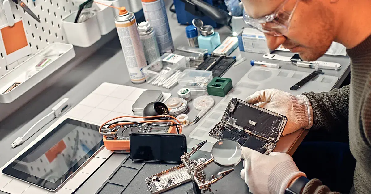 Elektronikai eszköz javítása
